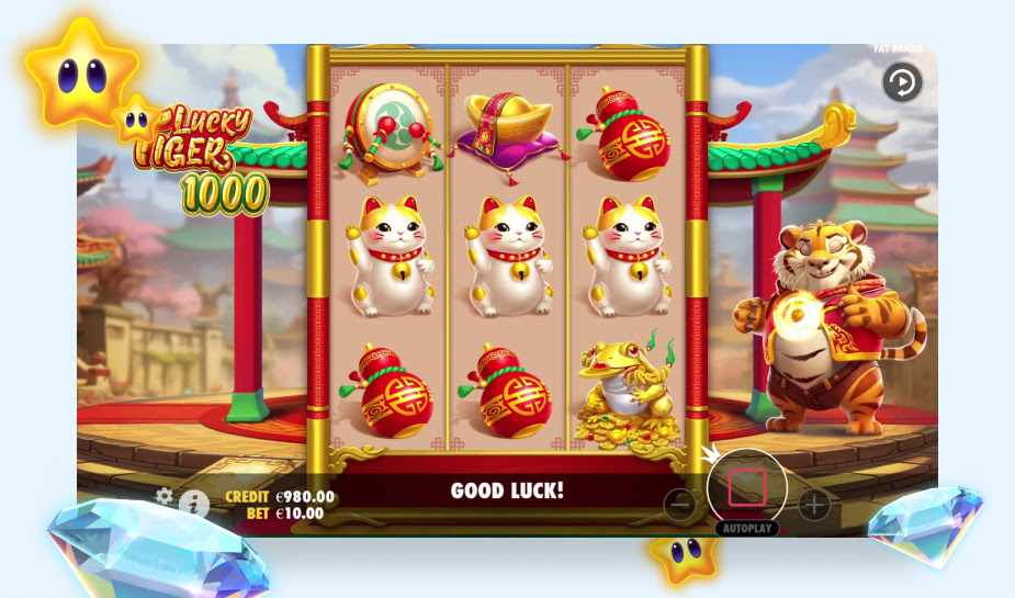 Lucky Tiger 1000 logo printscreen