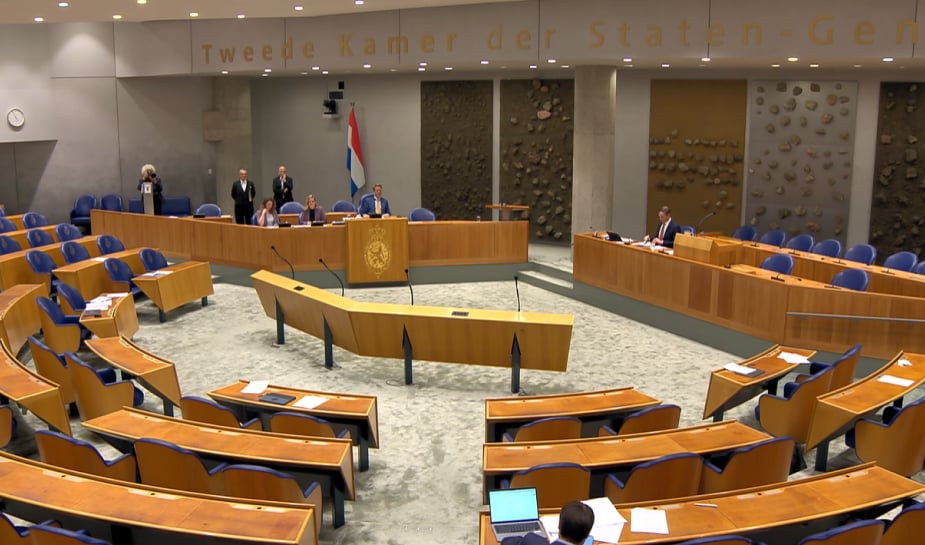 Tweeminutendebat vanuit de Tweede Kamer afb