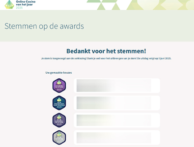 stemmen onlinecasinovanhetjaar