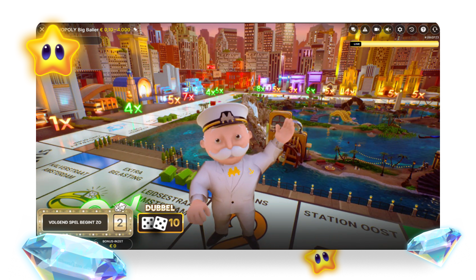 Dubbel gooien monopoly big baller