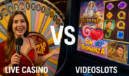 Live casino vs Videoslots - Wat past bij jouw speelstijl?