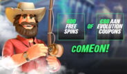 Exclusief! Claim 400 free spins of € 80 coupons bij ComeOn!