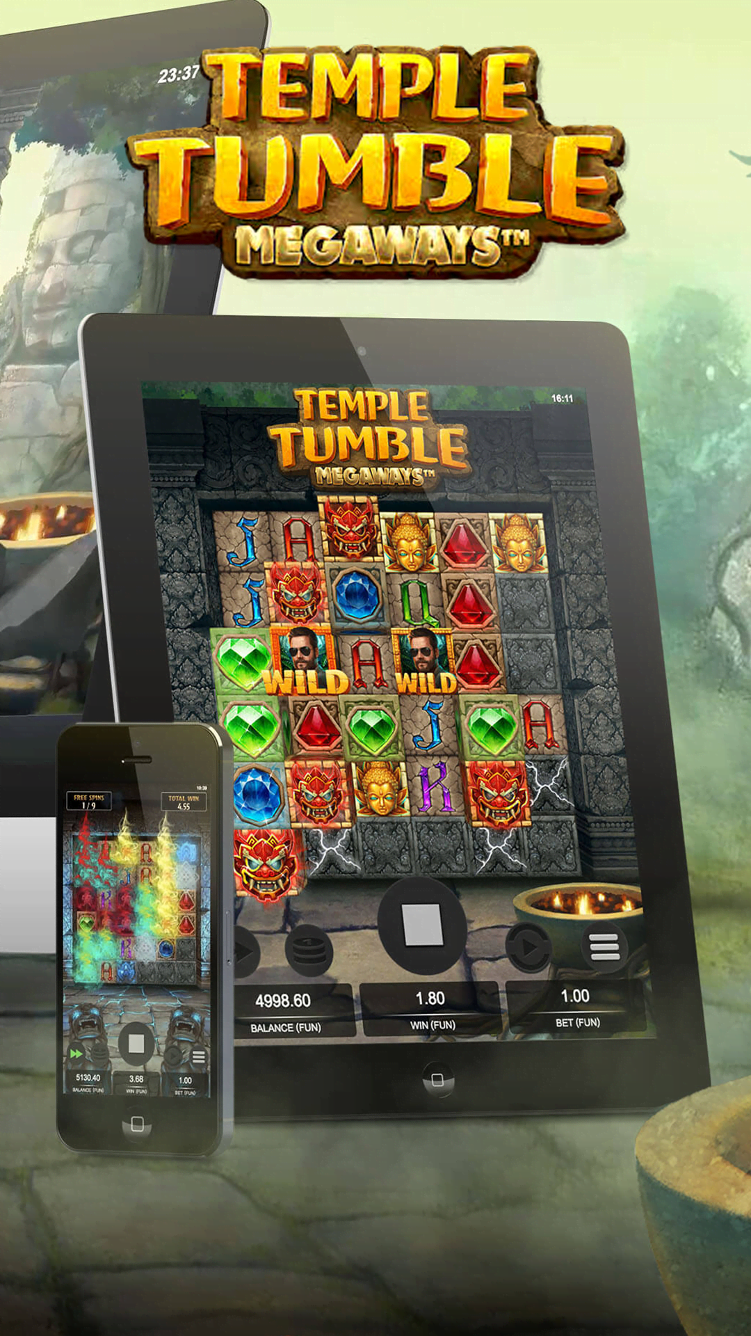 Temple Tumble Megaways afbeelding mobiel