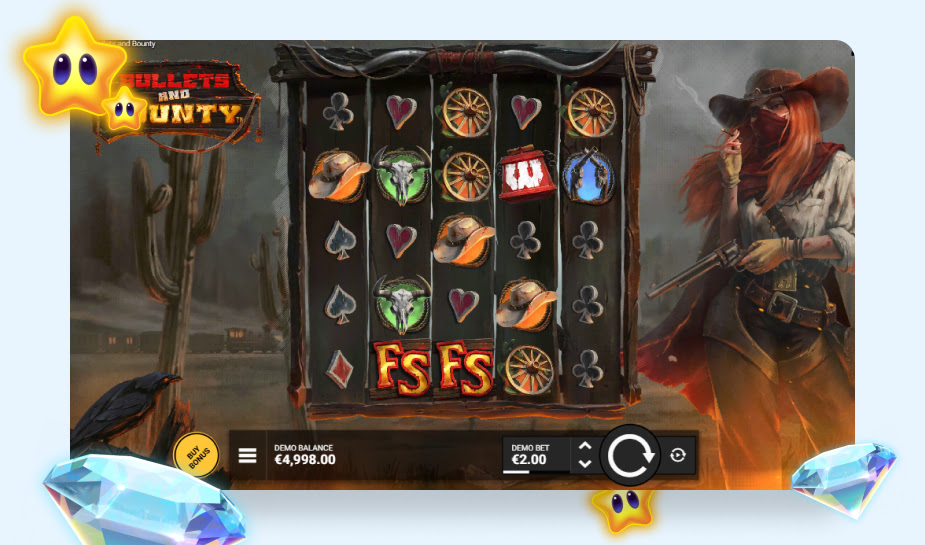 Bullets and Bounty logo printscreen