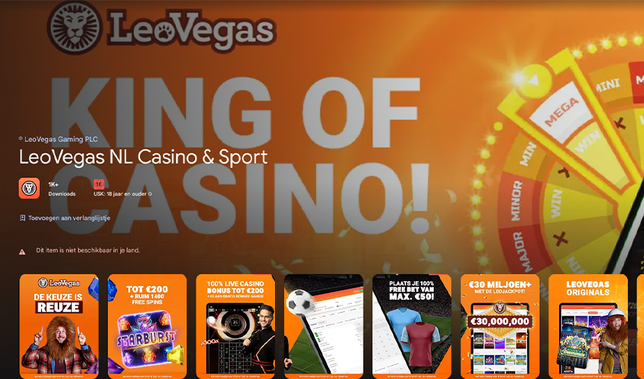 download app leovegas
