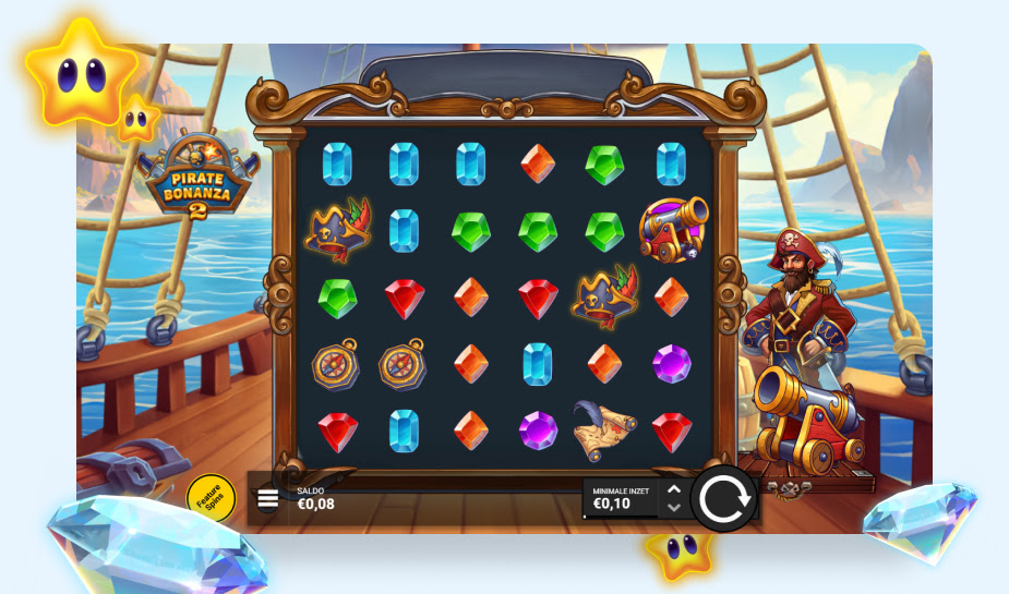 Pirate Bonanza 2 gokkast printscreen logo