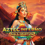 Aztec Inferno Gold Eruption logo 280
