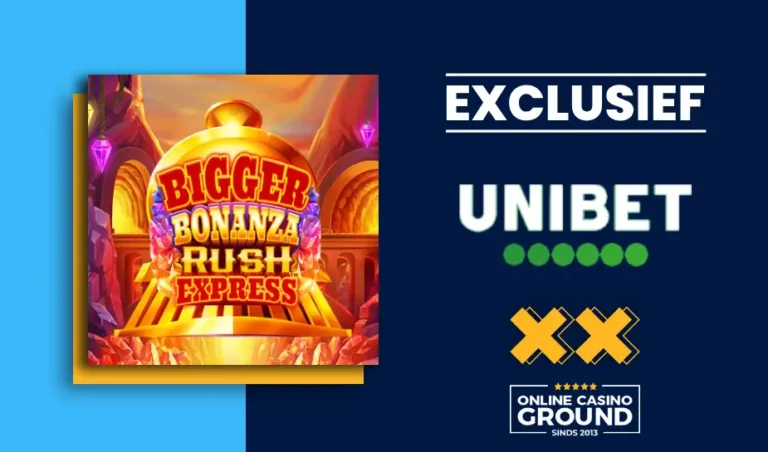 bigger bonanza rush expres s is exclusief bij unibet