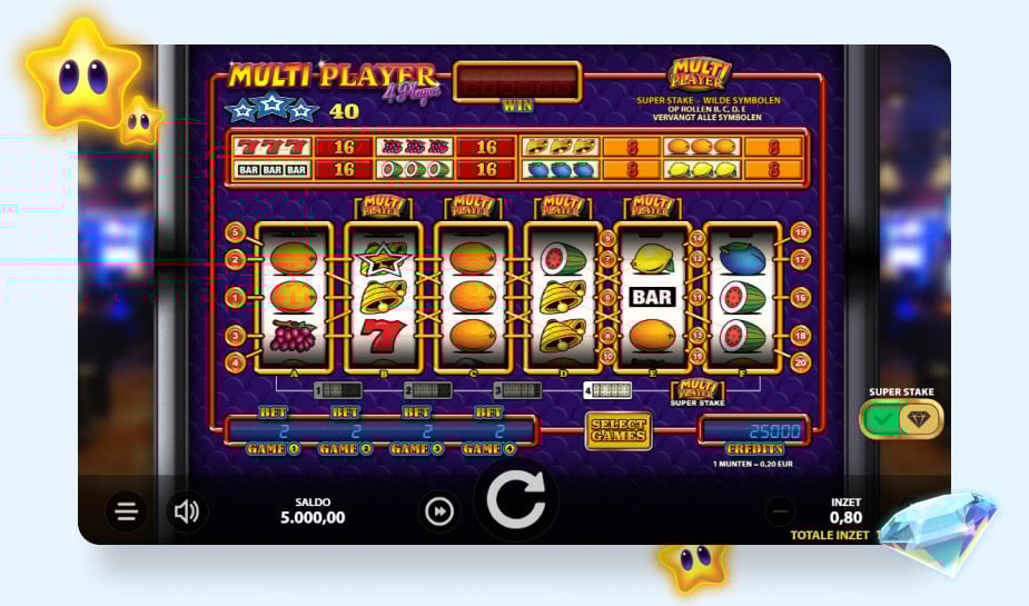 multi-player-4player printscreen van de gameplay 