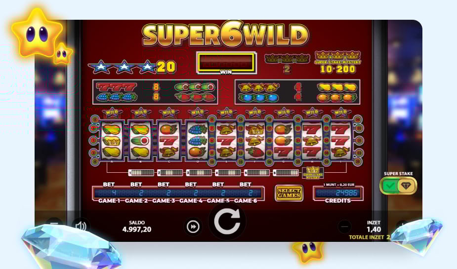 Super 6 Wild printscreen

