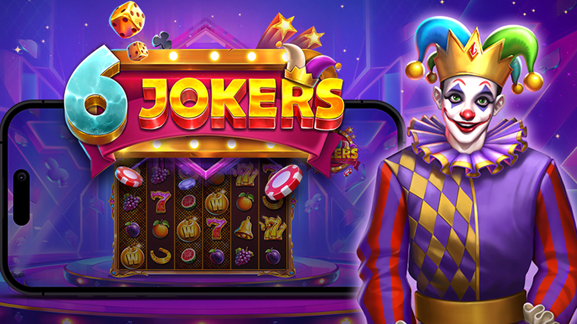 6 jokers afbeelding desktop