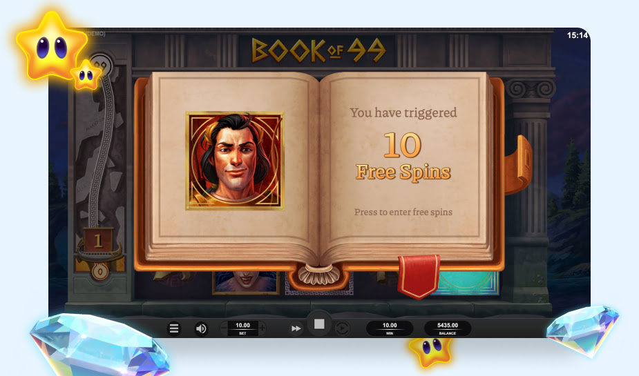 Book of 99 Gameplay - Free spins afb