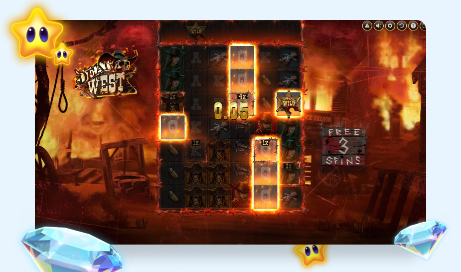 Dead West - Gamplay Free spins