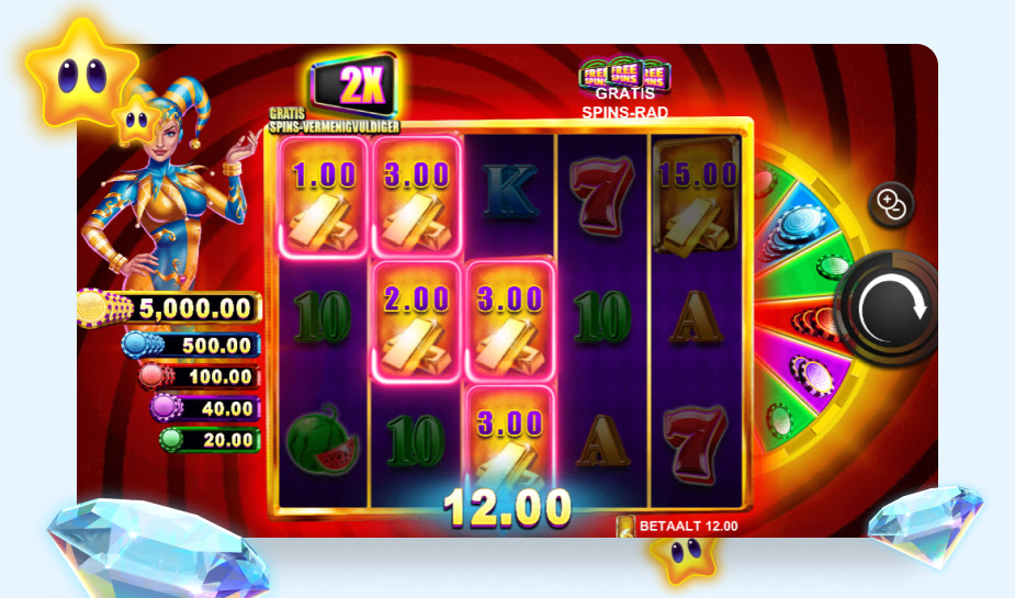 Joker Bonanza Cash Spreek - Gameplay Winst