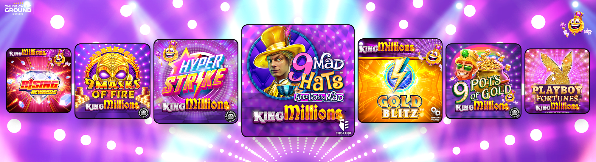 King Millions spellen logo