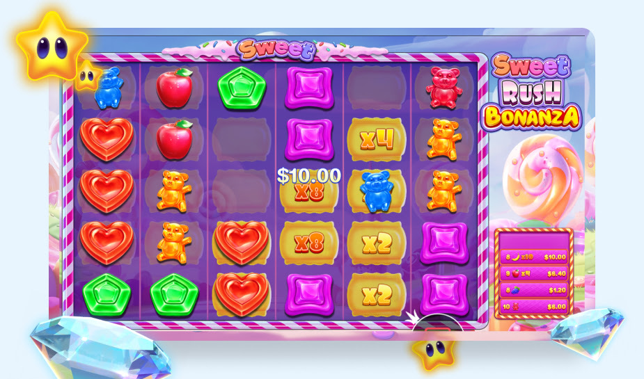 Sweet Rush Bonanza gameplay