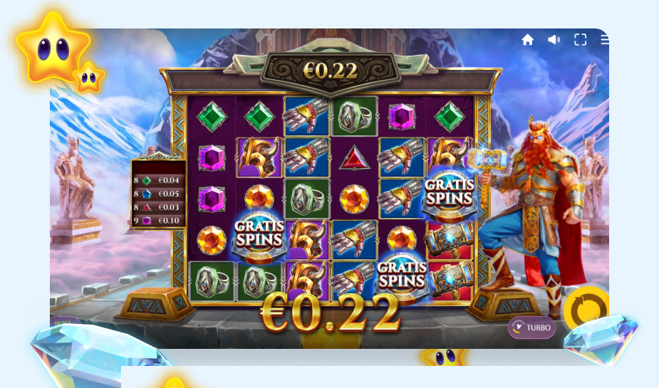 Thor's Rage printscreen - Gratis spins