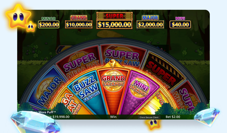 Huff N Even More Puff - Wheel logo