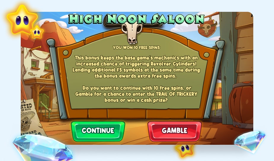 Le Cowboy printscreen - High Noon Saloon logo