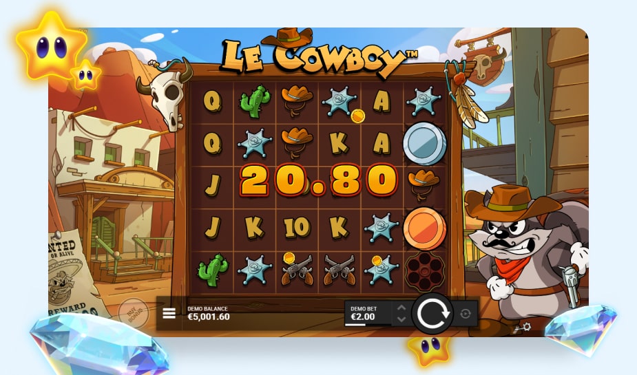 Le Cowboy printscreen - Schieten