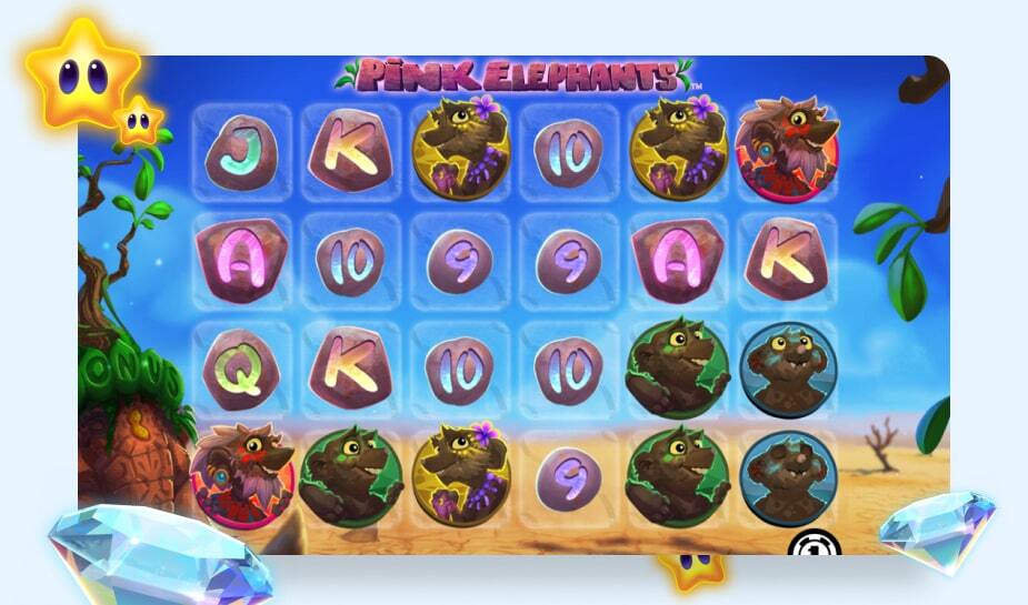 Printscreen gameplay Pink Elehants