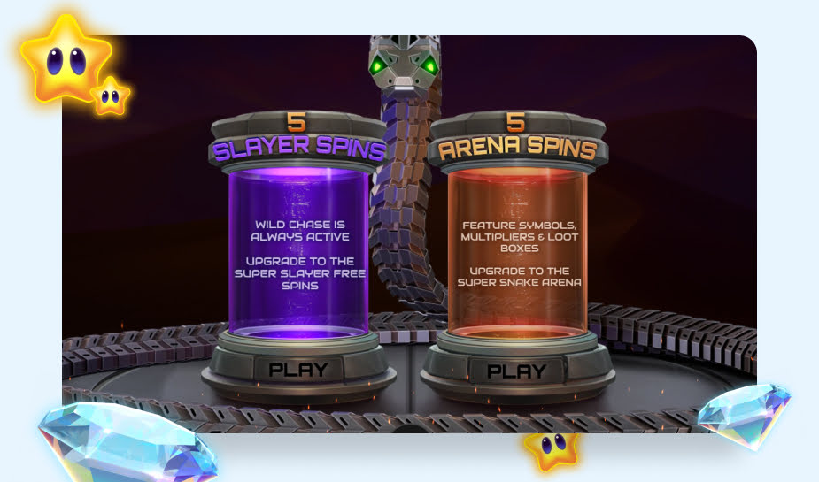 Snake Arena 2 printscreen - Bonusronde logo