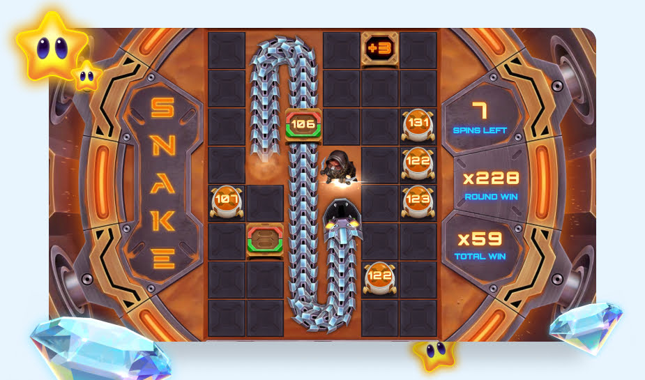 Snake Arena 2 printscreen - Bonusronde Snake logo