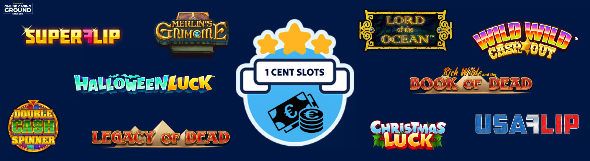 1 cent slots banner met 1 cent spellen