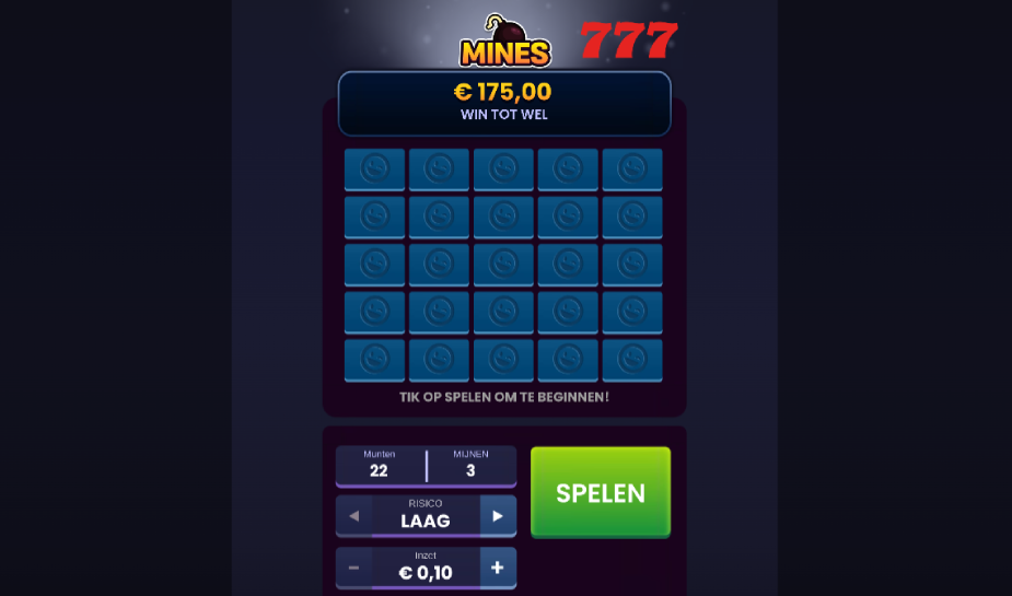 777 Mines screenshot logo