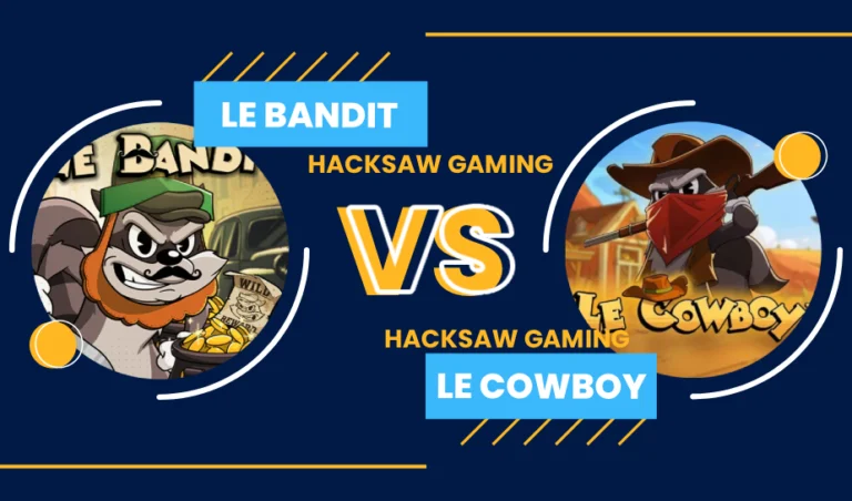 Banner slots battle Le Bandit vs Le Cowboy