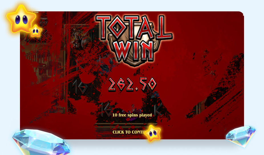 Army of Ares printscreen - Fear and Flame total win logo