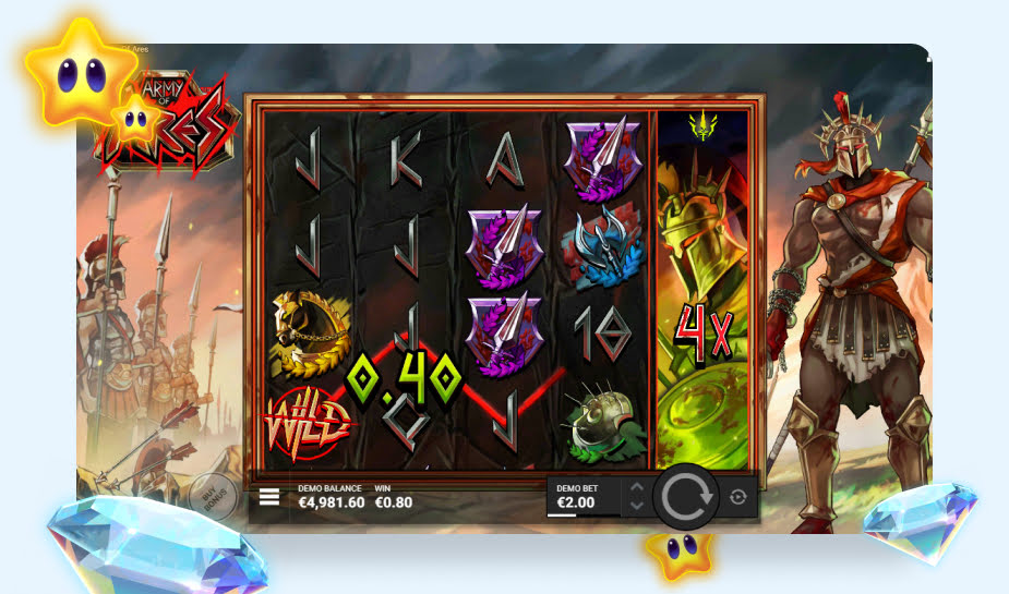 Army of Ares printscreen - wild logo