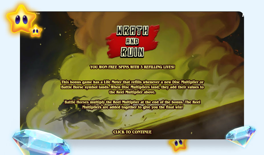 Army of Ares printscreen - Wrath and Ruin logo