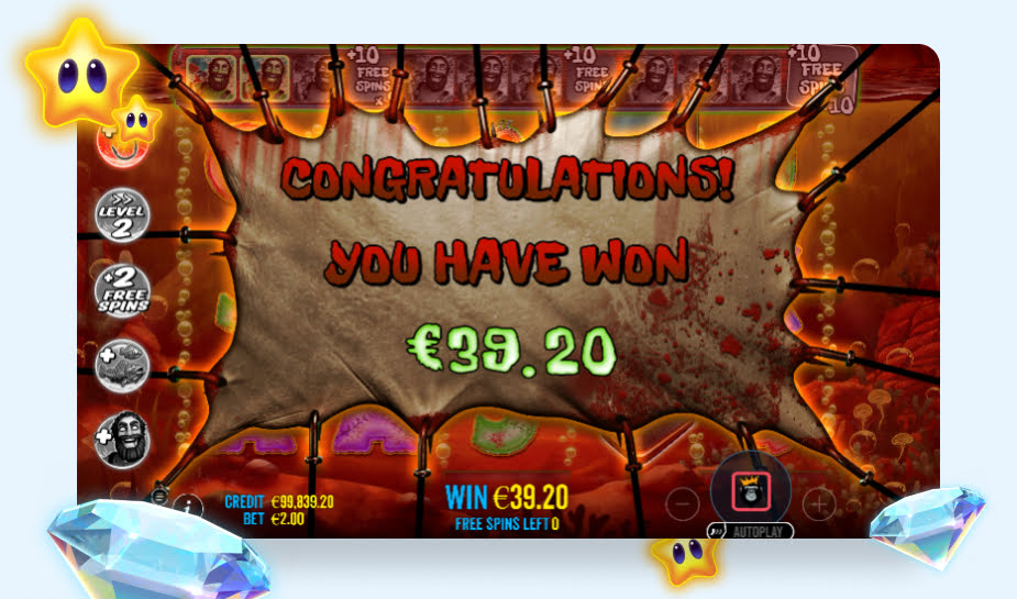 Big Bass Halloween 2 printscreen -Winn logo