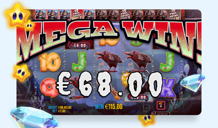 Big Bass Halloween printscreen - Mega win logo