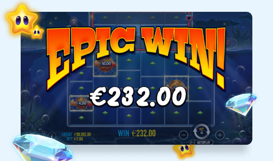 Big Bass Hold and Spinner Megaways printscreen - Epic win logo