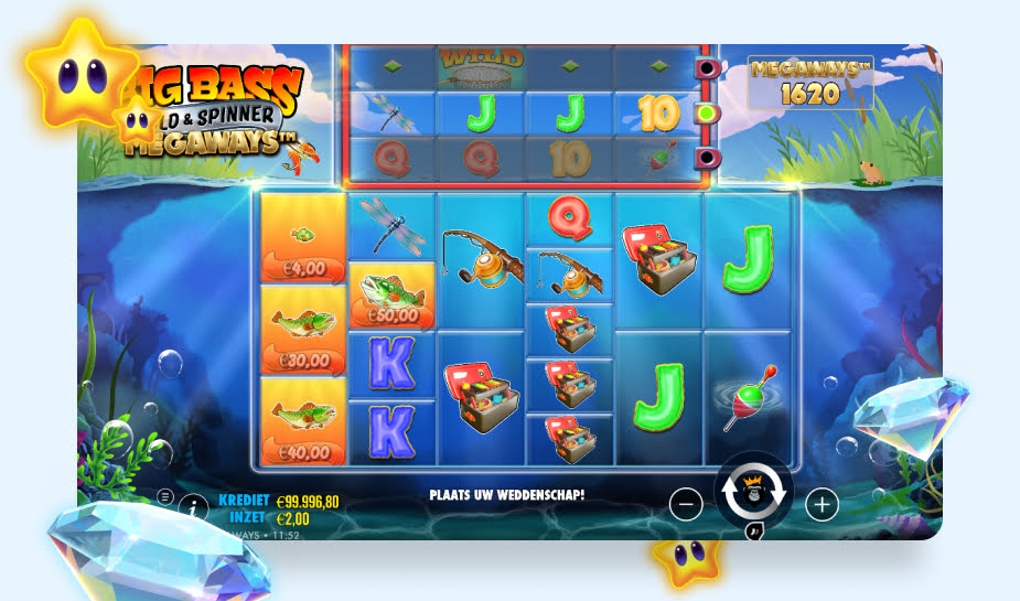 Big Bass Hold and Spinner Megaways printscreen - Gameplay logo
