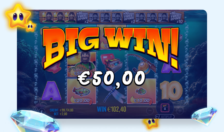 Big Bass Splash 1000 printscreen - Big Win logo
