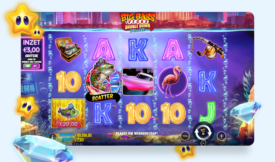 Big Bass Vegas Double Down Deluxe printscreen - Gameplay logo