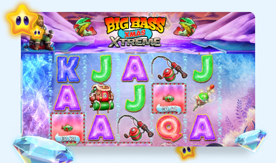 Big Bass Xmas Extreme printscreen - Gameplay