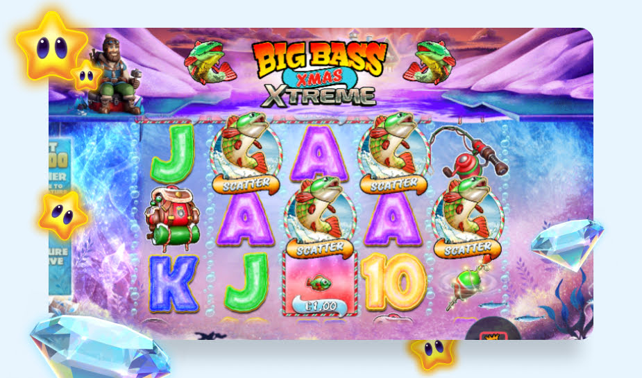 Big Bass Xmas Extreme printscreen - Scatters logo