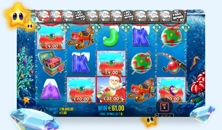 Christmas Big Bass Bonanza printscreen - Bonusronde logo