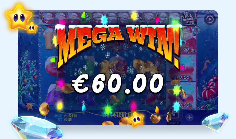 Christmas Big Bass Bonanza printscreen - Mega Win logo
