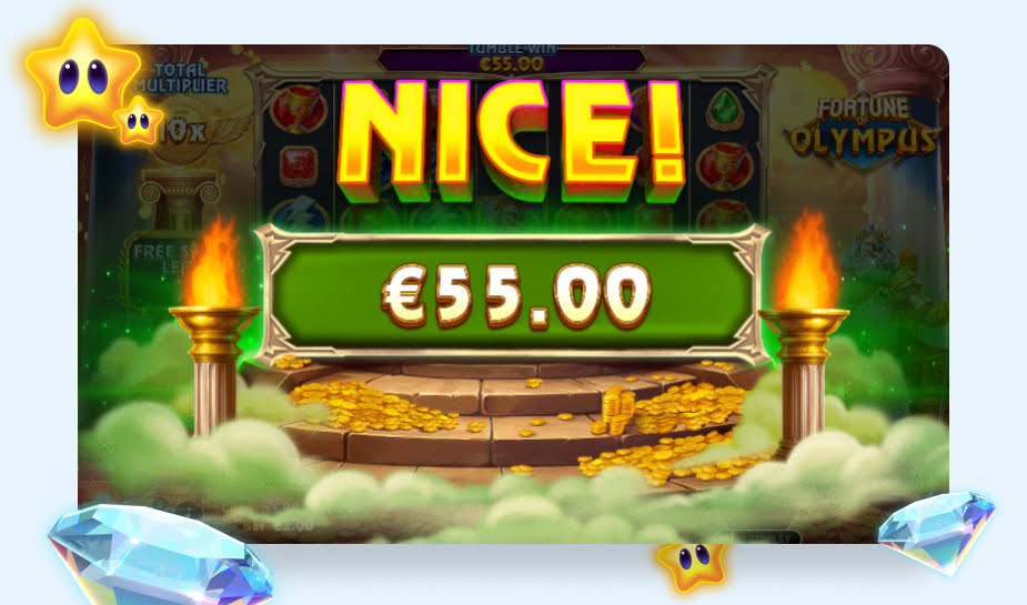 Fortune of Olympus printscreen - Nice logo