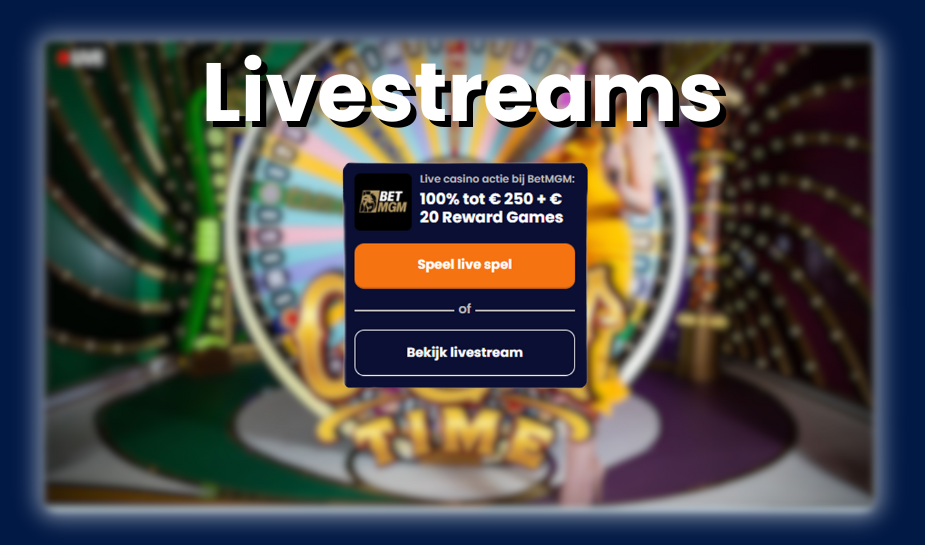 casino livestreams bij onlinecasinoground