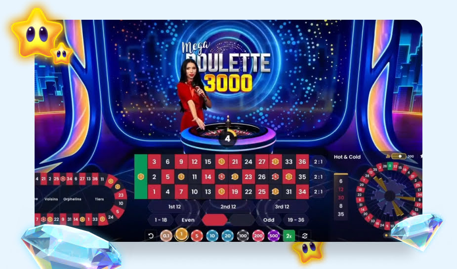 Mega Roulette 3000 printscreen - Gameplay logo