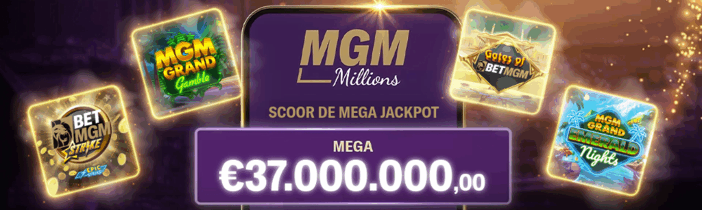 MGM Millions jackpot banner logo
