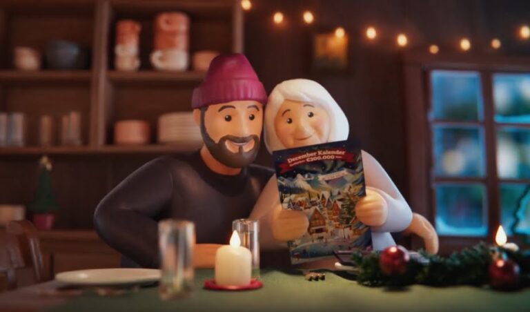 Reclame voor December Kalender met AI gemaakt logo