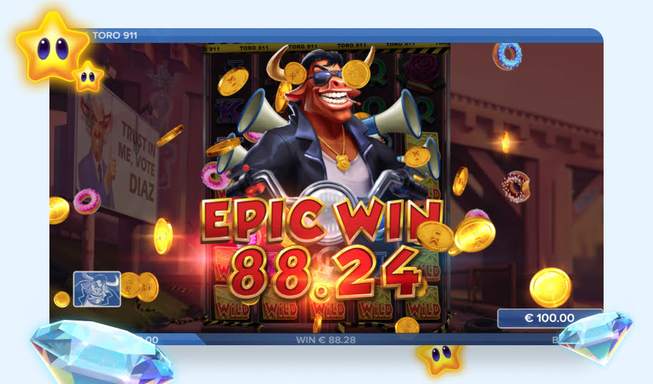 Toro 911 printscreen - Epic Win logo