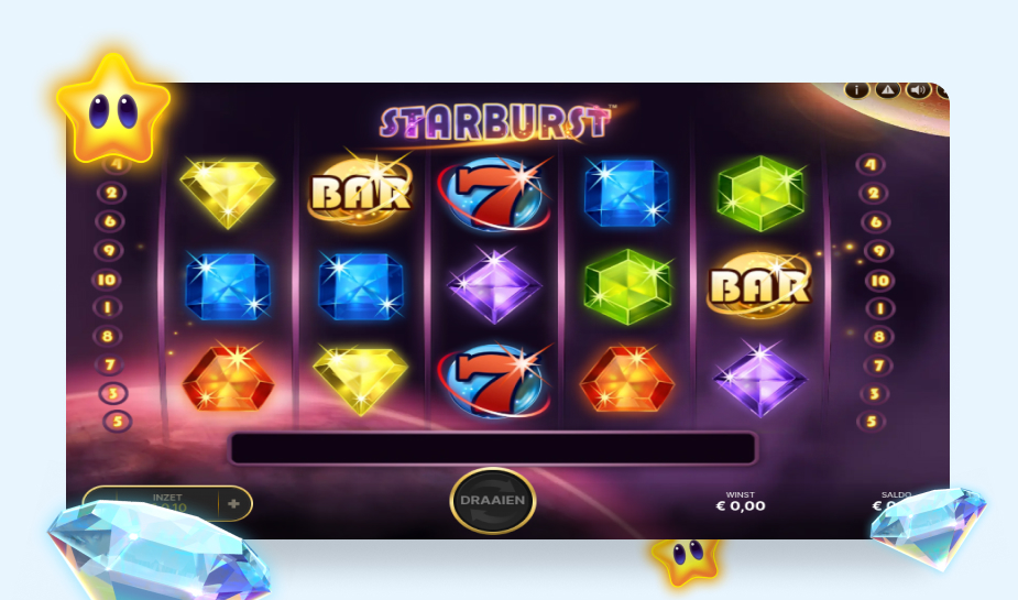 Starburst Top 10 gokkasten TOTO